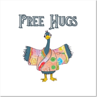 Free hugs emu Posters and Art